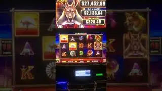 KangaCash Slot Machine Jackpot Handpay at $100 a spin !
