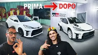 FINALMENTE!!! Trasformo la mia Yaris Gr in una WRC stradale (Ep.2) #yaris #toyota #carbonfiber 