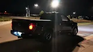 Driving F150 Single Cab At Night