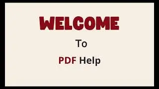 PDF Help | Best FREE PDF Tools