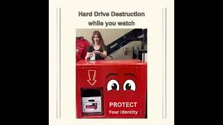 Hard Drive Destruction In Full View