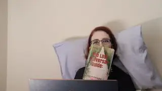 Goth LGBT Author Doing Some Writing and Editing Work