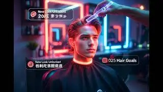 🌀 Watch the AI Barbershop Magic! This isn&rsquo;t just a haircut &mdash; it&rsquo;s a digital transformation! ✂️🤖