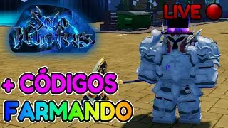 [LIVE🔴] FARMANDO NO NOVO JOGO DE SOLO LEVENING (SOLO HUNTERS) DO ROBLOX | !pix !membro