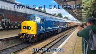 A Day Of Vintage BR Diesels (Trains At Salisbury, 30/05/2025)