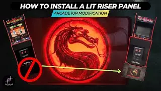 How to install a Light Up Riser on an Arcade 1up