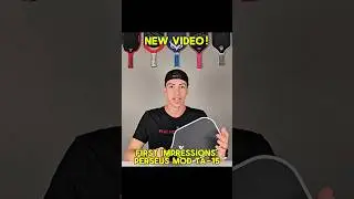 Perseus MOD TA-15 ПЕРВЫЕ ВПЕЧАТЛЕНИЯ 🔥 #pickleball #sports #pickleballpaddle #joola #perseus #fyp