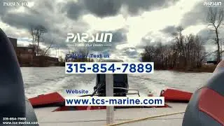 Parsun 40 HP на катере Tracker