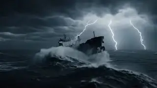 Deadly Sea Storm 😱 | Ship Struggling to Survive