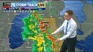 March 30, 2025 Michigan Tornado Coverage from WOOD-TV