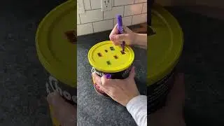 Coffee Can Color Sort for Preschoolers | Fine Motor Color Recognition Activity for Young Kids