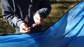 Säädettävän harjanarun käyttö - Kero Hammocks