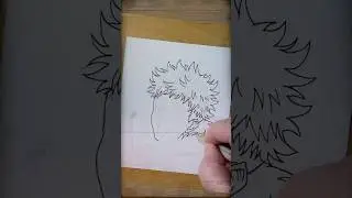 How to Draw Anime Yuji Itadori Jujutsu Kaisen Laugh 2 #anime #art #drawing #ink #drawingtutorial