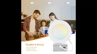 Adetu 12 Pack 4 Inch LED Recessed Light 5CCT Dimmable LED Light with Junction Box ETL Energy Star