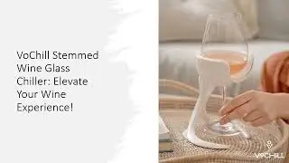 VoChill Stemmed Wine Glass Chiller: Elevate Your Wine Experience!
