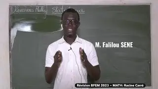 Révisions BFEM 2023 | Maths | Statistique | avec M Falilou SENE