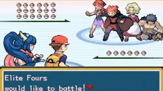 Mega Moemon Firered v1.3C (Monotype Dark) - Elite four's first rematch
