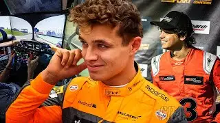 Я участвовал в гонках с ЛЭНДО НОРРИСОМ в Sim Racing