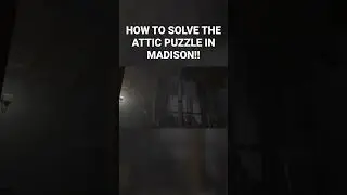HOW TO SOLVE THE ATTIC PUZZLE IN MADISON!!#horrorgame #xbox #gaming #horrorgames #madisongame