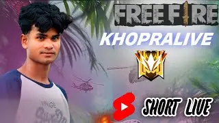 🔴khopra live free fire live strem#grandmaster #regiontop1 #cspushlive #brpushing #custom #4v4 #