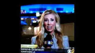 News lady can't speak!