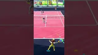 Nice curve shot! #esports #switchsports #nintendoswitchsports #tennis