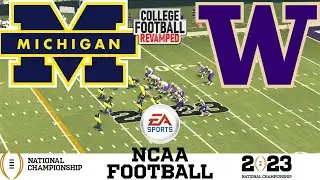 College Football Revamped CFP National Championship game Washington vs Michigan