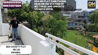 DDA HIG flat park facing in society delhi dwarka #realestate #ddaflats #higflats