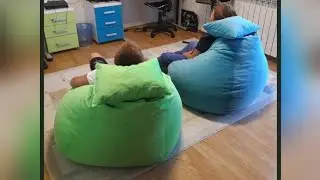 Diy bean bag how to make bean bag / watch part 2 on profile STEP BY STEP
