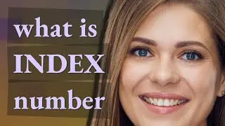 Index number | meaning of Index number