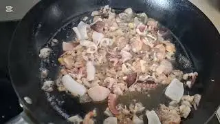 LOW BUDGET SEA FOOD PASTA 