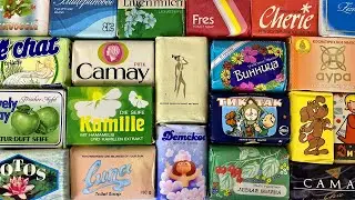 Vintage soap Unpacking. ASMR No Talking. Распаковка винтажного мыла. Без слов.