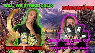 Wil There be Gold toniight? Grab your Slab bags now Brendy is picking them!!