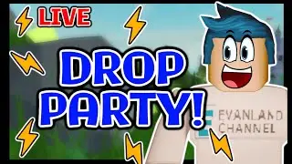 ⚡ LIVE -  DROP PARTY ROBLOX ISLANDS SKYBLOCK (DEC 13) ELECTRICITY UPDATE