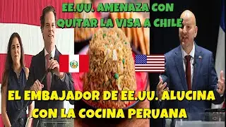 NUEVO EMBAJADOR DE EE.UU. EN PERÚ SE RINDE A LA COMIDA PERUANA 🔥🇵🇪🍽️!!