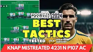 The Best Tactics on FM24 Tested - KNAP MISTREATED 4231 N P107 AC  - Football Manager 2024