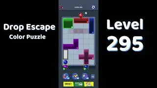 Drop Escape Level 295 Walkthrough 🟡🧩 | Color Puzzle Game Guide | Go Answer
