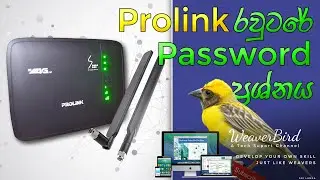 How To Fix SLT 4G PRN3005L Prolink Router Password Issue Sinhala | සිංහල