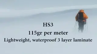 HS3 fabric - waterproof, breathable 3-layer laminate