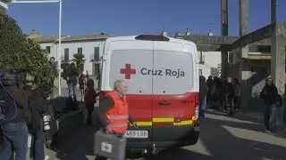 Scene outside evacuation centre after deadly Spain train collision | AFP