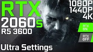 Resident Evil Village | RTX 2060 Super + Ryzen 5 3600 | Ultra Settings (RTX ON/OFF) | 1080p 1440p 4K