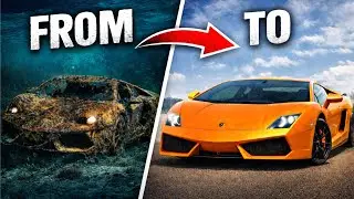 Burnt Lamborghini Found & Restored From Deep Sea | FULL Supercar Restoration
