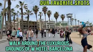🇪🇸TAKE A STROLL THROUGH THE CHARMING W HOTEL BARCELONA.