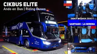 Путешествие на автобусе Сантьяго - Ла-Серена в CIKBUS ELITE, первом автобусе MODASA ZEUS 4 в ЧИЛИ