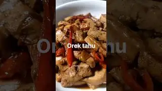 Resep Orek Tahu Kecap #shorts #resepsimple #masakanrumahan #olahantahu