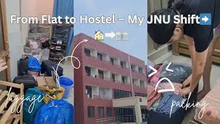 Finally shifting to my JNU hostel — new chapter begins ✨