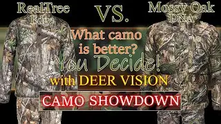 Who is the best? RealTree Edge Vs. Mossy Oak DNA on 12 Backgrounds in Human and Deer Vision.