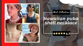 BlueRica Hawaiian Smooth Puka Shells Necklace for Women