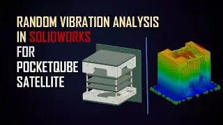 Random Vibration Analysis in SolidWorks | Bishal Adhikari | #solidworkstutorial #satellite