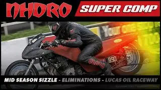 NHDRO Super Comp Eliminations - 8.90 Sportsman Motorcycle Drag Racing